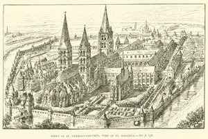 Abdij van St. Germain-des-Pres, tijd van St. Ignatius door Henry William Brewer