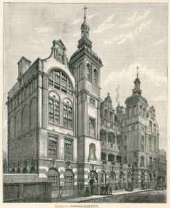 Caledonian Road School, Londen door Henry William Brewer