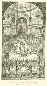 Heiligverklaring van St. Ignatius in St. Pieter, Rome door Henry William Brewer