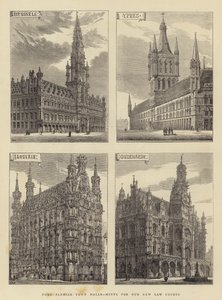 Vier Vlaamse stadhuizen, hints voor onze nieuwe gerechtsgebouwen