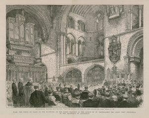 St. Bartholomeus de Grote (gravure) door Henry William Brewer