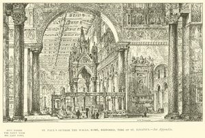 St Paulus buiten de Muren, Rome, gerestaureerd, tijd van St Ignatius