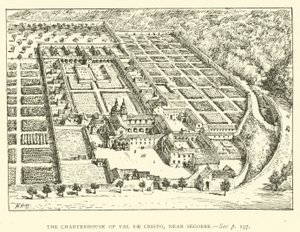 De Kartuizer van Val de Cristo, nabij Segorbe (gravure) door Henry William Brewer