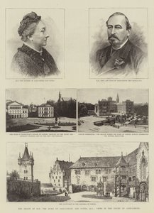 De Dood van HH de Hertog van Saksen-Coburg en Gotha, KG, Zichten in het Hertogdom Saksen-Coburg