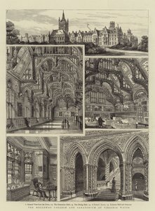 Het Holloway College en sanatorium in Virginia Water door Henry William Brewer
