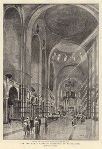 De nieuwe rooms-katholieke kathedraal in Westminster