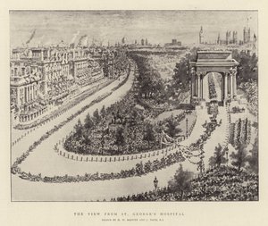 Het uitzicht vanaf St George