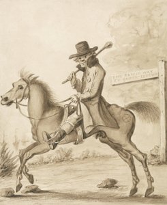 Illustratie van H. Bunbury, Een Academie voor Volwassen Ruiters: Een Beetje Bloed door Henry William Bunbury