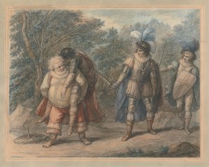 Falstaff draagt dode Hotspur