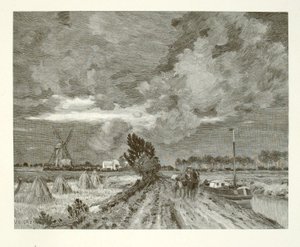 Naderende storm (Canal St. Omer) door Henry Wolf