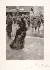 Boulevard des Italiens, een echte Parisienne door Henry Wolf