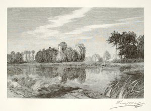 Kanaal in Artois door Henry Wolf