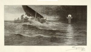 Christus op zee