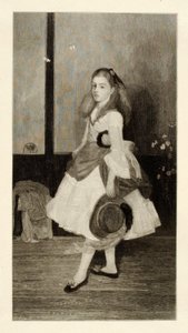 Miss Alexander (meisje in het wit) door Henry Wolf