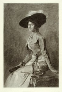 Miss Alice Chase door Henry Wolf