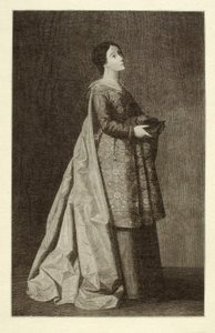 Portret van een dame door Henry Wolf