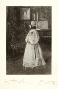De dochter van de kunstenaar Alice