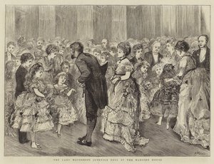 Het Kinderbal van de Burgemeestersvrouw in het Mansion House door Henry Woods