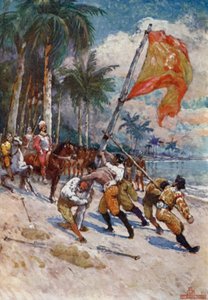 De Spaanse vlag in Florida