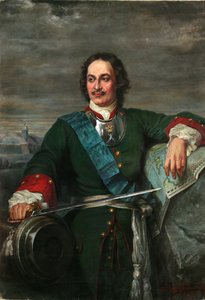 Peter de Grote na Hippolyte Delaroche, 1914