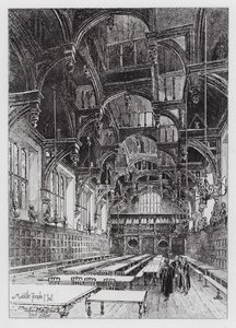 Middle Temple Hall door Herbert (after) Railton