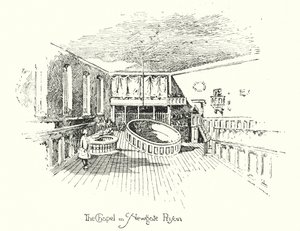 De kapel, Newgate Prison, Londen door Herbert (after) Railton