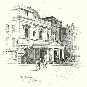 Het Pantheon, Oxford Street, Londen door Herbert (after) Railton