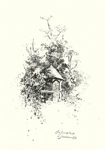 Het Zomerhuis, in Streatham, in 1773 door Herbert (after) Railton