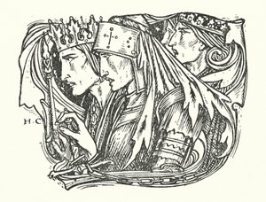 La Belle Dame Sans Merci door Herbert Cole