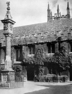 Zonnewijzer, Corpus Christi College, Oxford, Oxfordshire, 1924-1926 door Herbert Felton