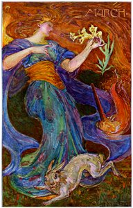 Maart, 1898 door Herbert Granville Fell
