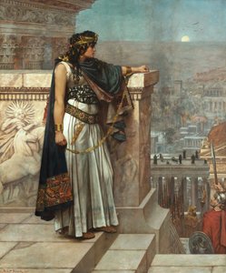 Het laatste blik van Zenobia op Palmyra door Herbert Gustave Schmalz