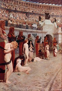 Christianae Ad Leones door Herbert Gustave Schmalz