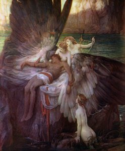 De Klaagzang voor Icarus door Herbert James Draper