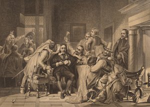 Karel I in de wachtkamer door Herbert Bourne