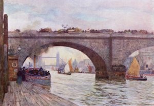 Een boog van London Bridge