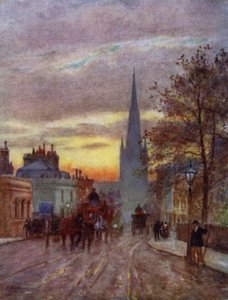 Grosvenor Road, Pimlico door Herbert Menzies (after) Marshall