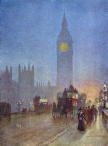 Op Westminster Bridge door Herbert Menzies (after) Marshall