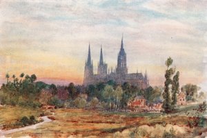 Bayeux vanuit de Weiden door Herbert Menzies Marshall
