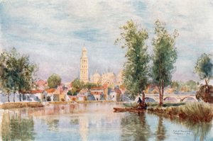 Perigueux vanaf de rivier door Herbert Menzies Marshall
