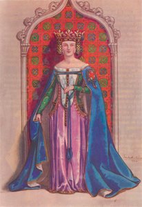 Koningin Phillippa 1350, 1926 door Herbert Norris