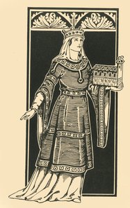 De keizerin Cunigunda, 1002-1024, 1924 door Herbert Norris