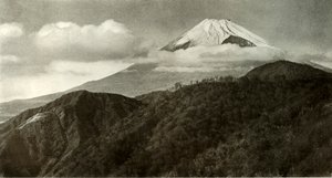 Fuji-san door Herbert Ponting