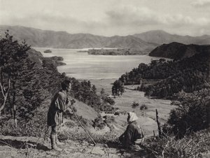 Japan in de jaren 1920: Lake Kawaguchi