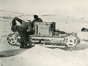Een van de motorsledes, 1911, 1913