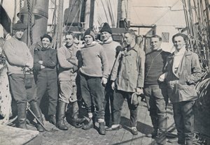 De officieren van de Terra Nova, 1912 expeditie, 1913