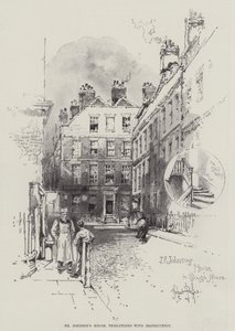 Het huis van Dr. Johnson, bedreigd met vernietiging
