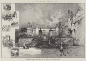 Hoghton Tower, de zetel van Sir James de Hoghton, Baronet