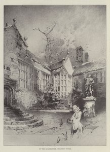 In de binnenplaats, Hoghton Tower