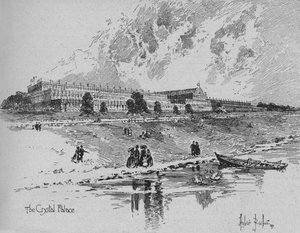 Het Crystal Palace in Hyde Park, Londen, 1851, 1891 door Herbert Railton